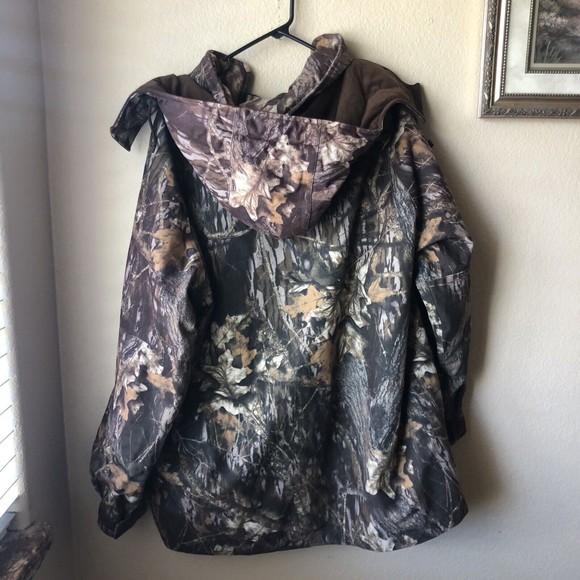 Gamehide 3-in-1 insulated Multi Pocket Hunting Jacket Hush Hide Mens Size XL GUC - Picture 8 of 9